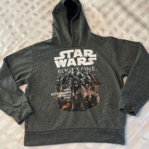 Star Wars Boys Gray Graphic Hoodie